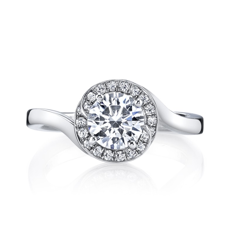 MARS Diamond Engagement Ring 0.15 Ctw.
