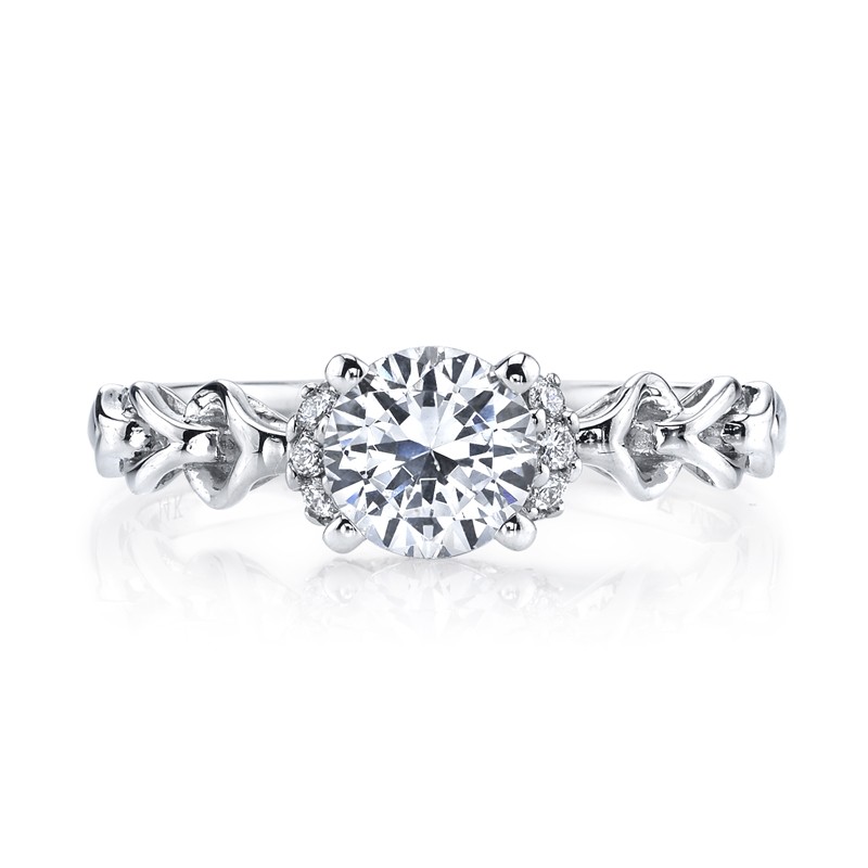 MARS Diamond Engagement Ring 0.12 Ctw.