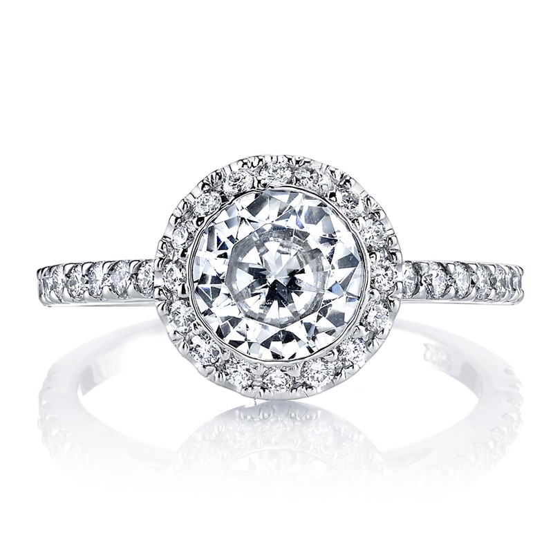 MARS Diamond Engagement Ring 0.34 Ctw.