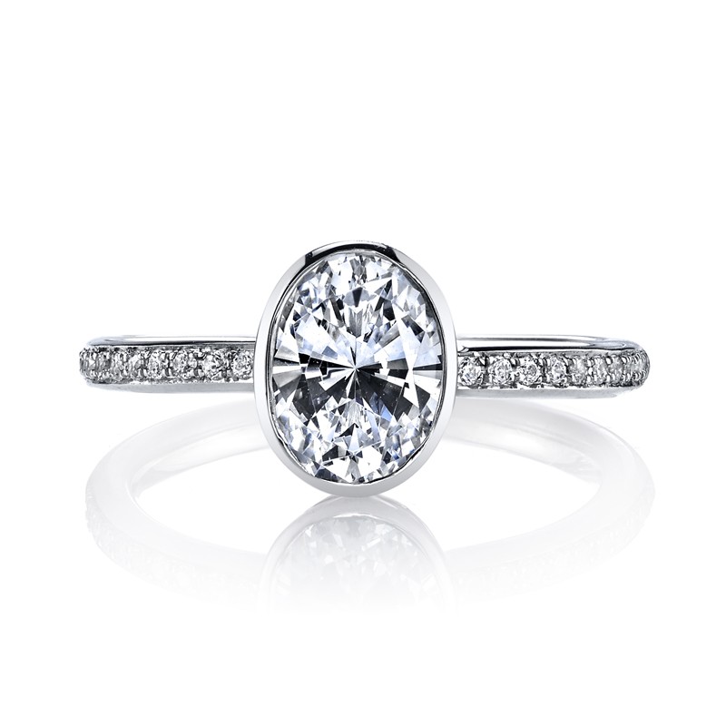 MARS Diamond Engagement Ring 0.12 Ctw.