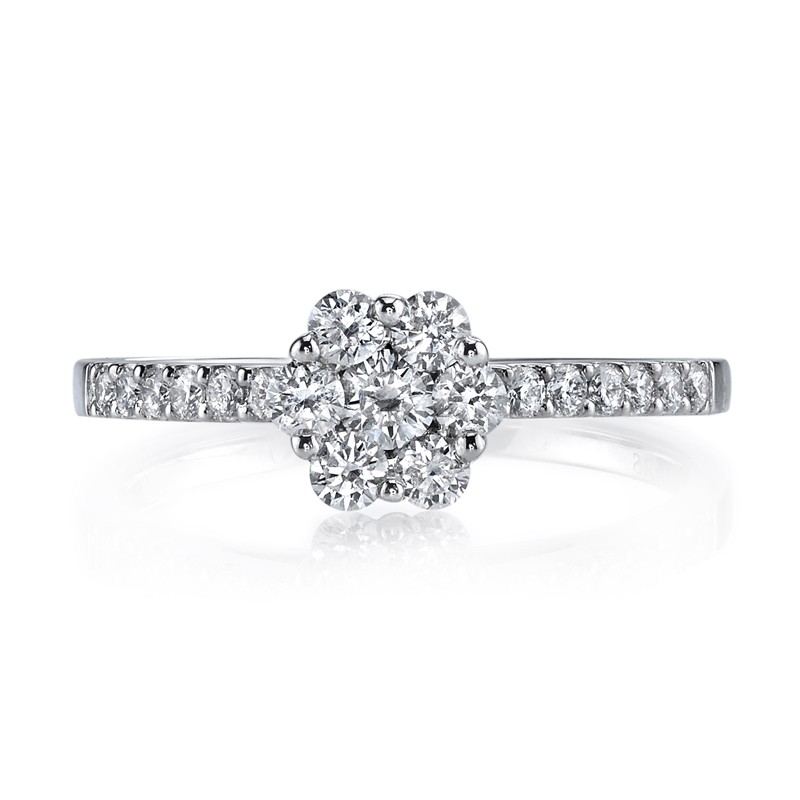 MARS Diamond Engagement Ring 0.56 Ctw.