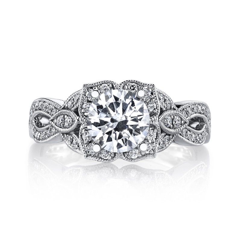 MARS Diamond Engagement Ring 0.44 Ctw.
