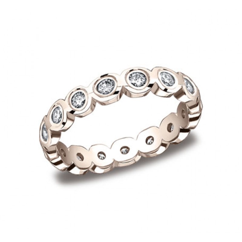Diamonds Rose Gold 4mm Diamond Band