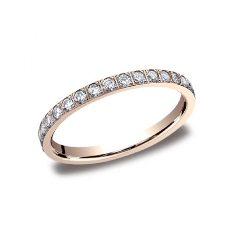 Diamonds Rose Gold 2mm Diamond Band