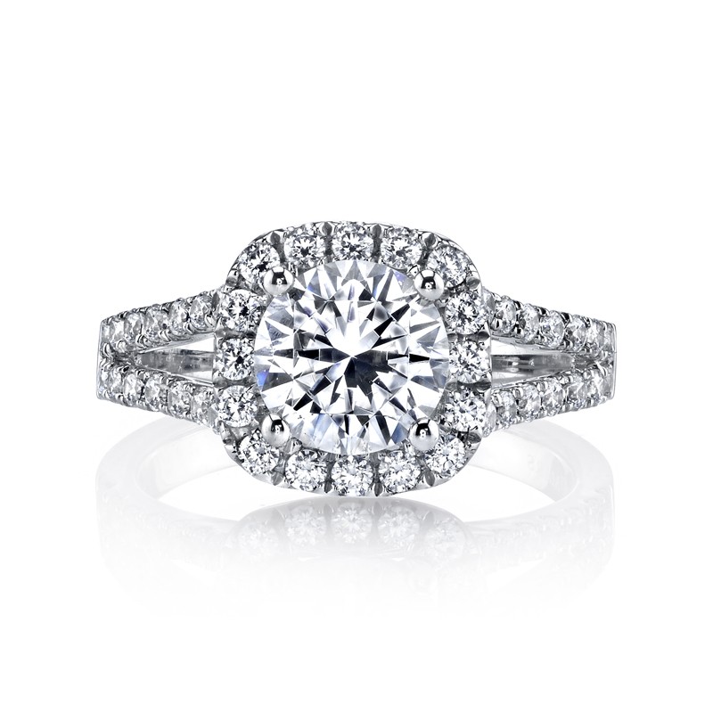 MARS Diamond Engagement Ring 0.95 Ctw.