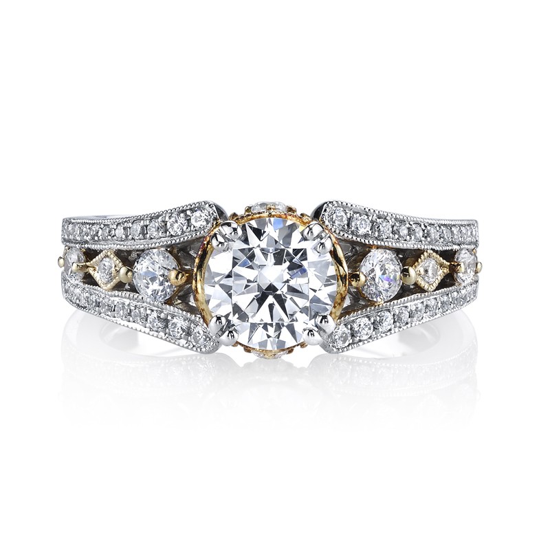MARS Diamond Engagement Ring 0.46 Ctw.