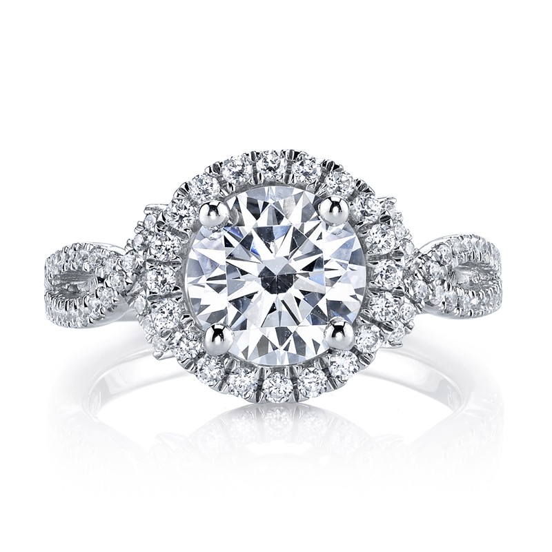 MARS Diamond Engagement Ring 0.51 Ctw.