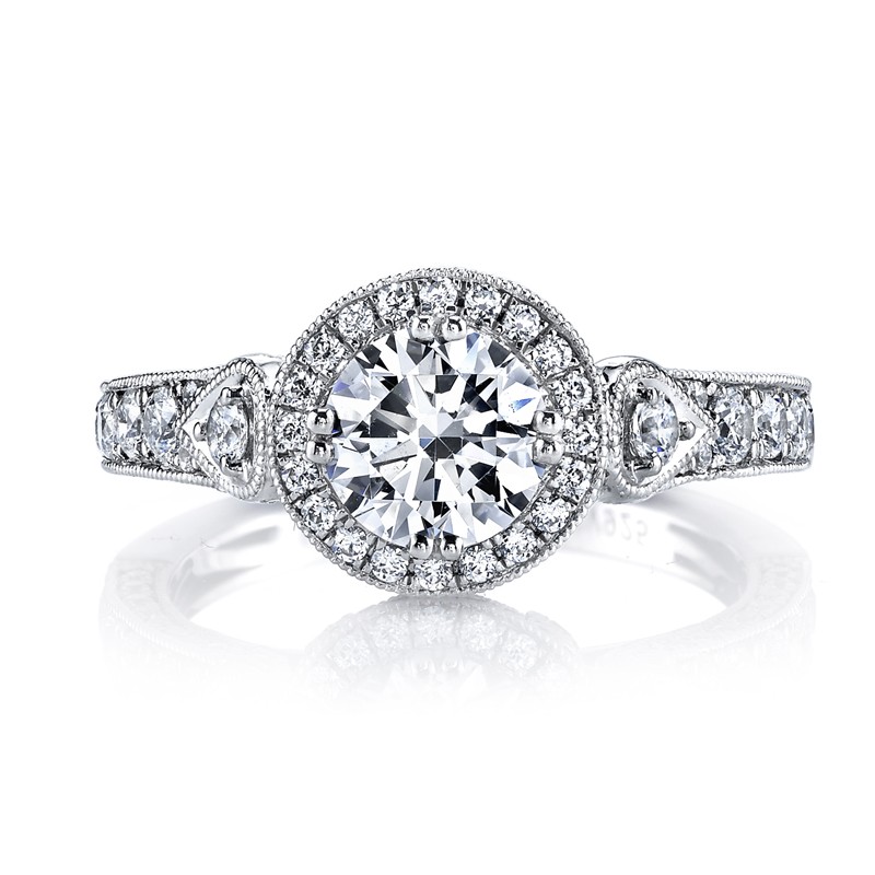 MARS Diamond Engagement Ring 0.85 Ctw.