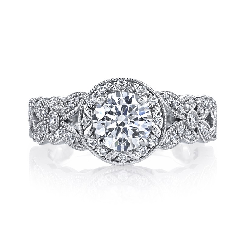 MARS Diamond Engagement Ring 0.42 Ctw.