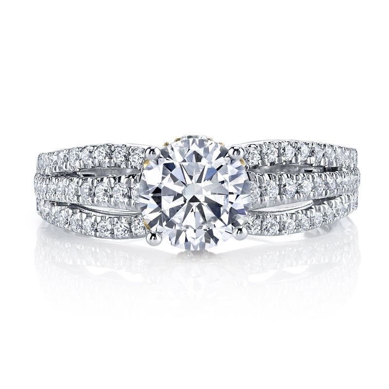 MARS Diamond Engagement Ring 0.53 Ctw.