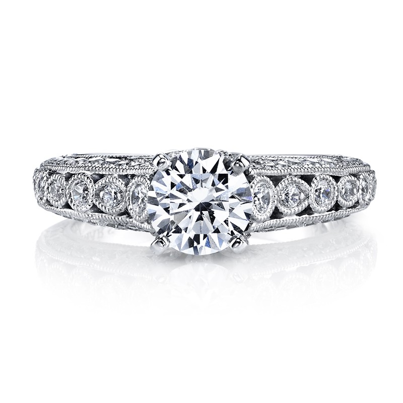 MARS Diamond Engagement Ring 0.62 ct tw