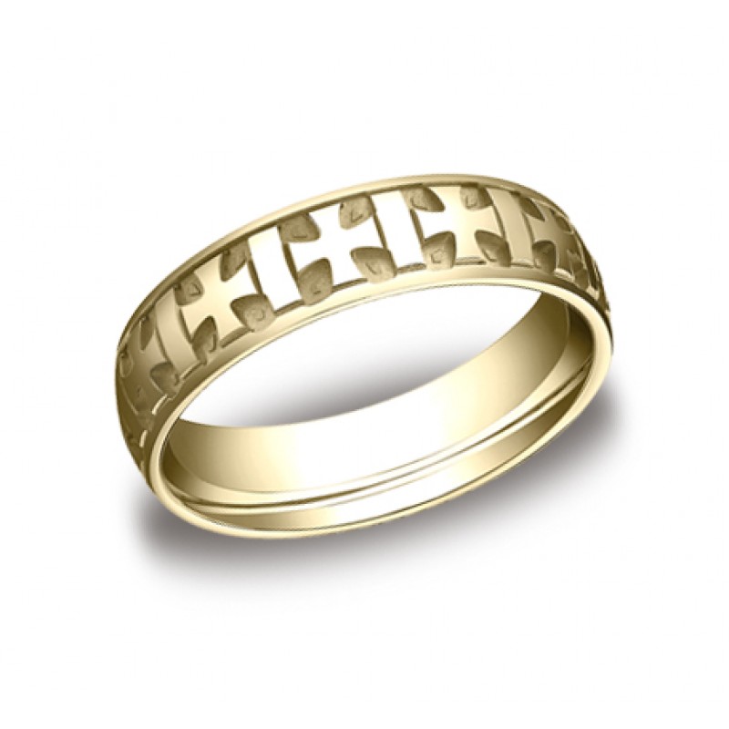 Designs Yellow Gold 6mm Band