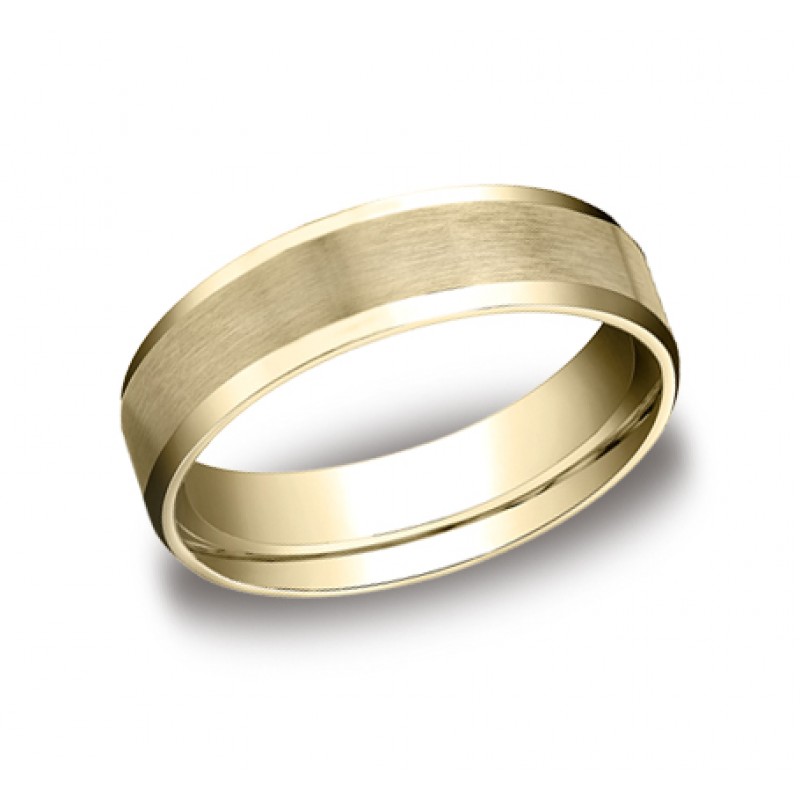 Designs Yellow Gold 6mm Band