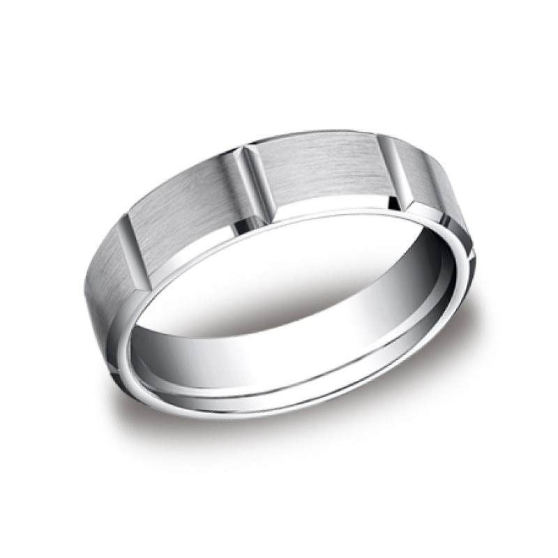 Designs White Gold 6mm Band