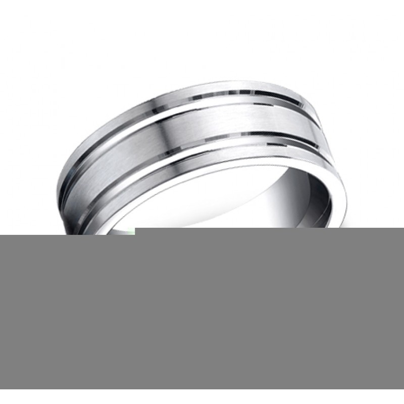Designs White Gold 8mm Band