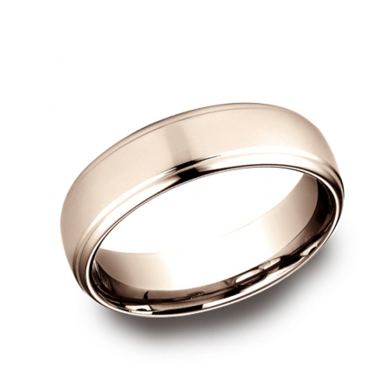 Designs Rose Gold 6.5mm Band