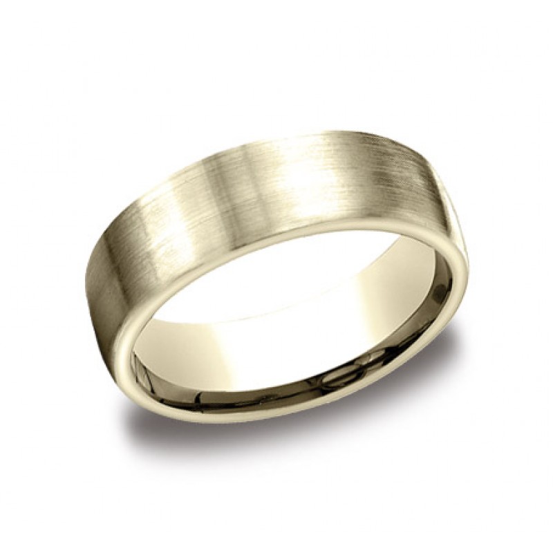Designs Yellow Gold 7.5mm Band