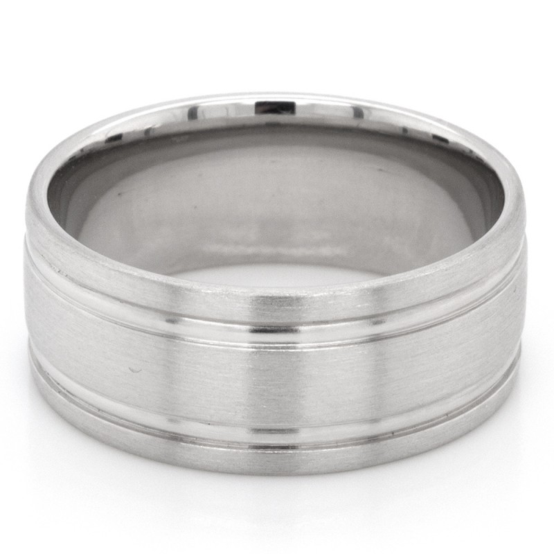 Men's 8 mm. Platinum Wedding Band