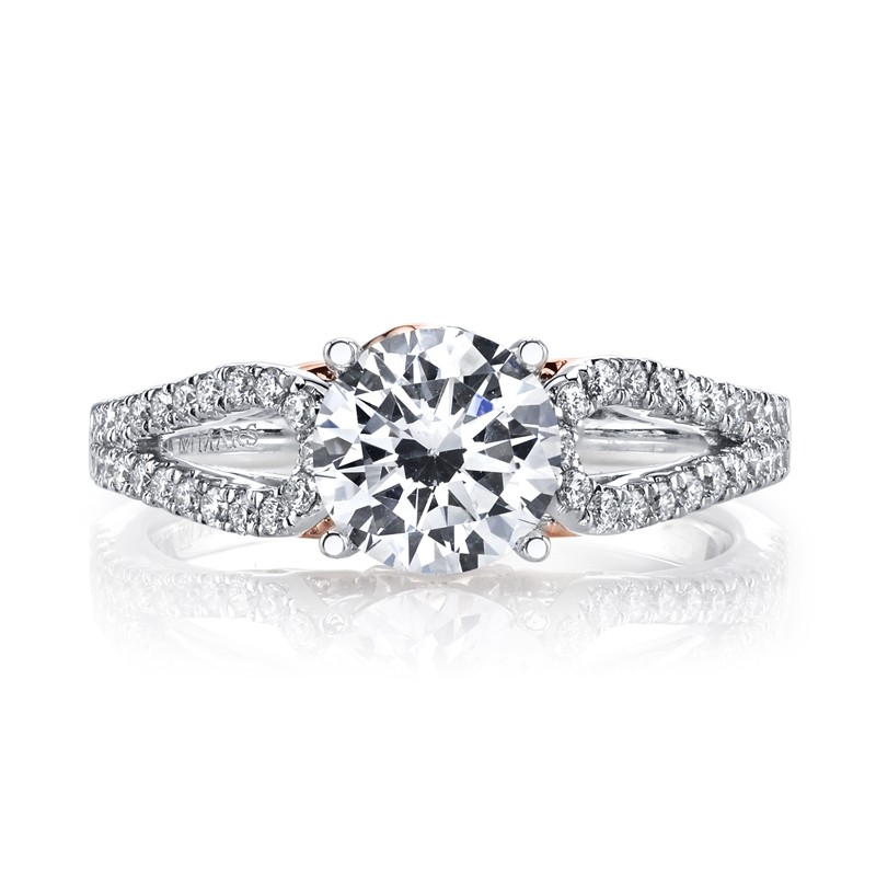 MARS Diamond Engagement Ring 0.34 Ctw.