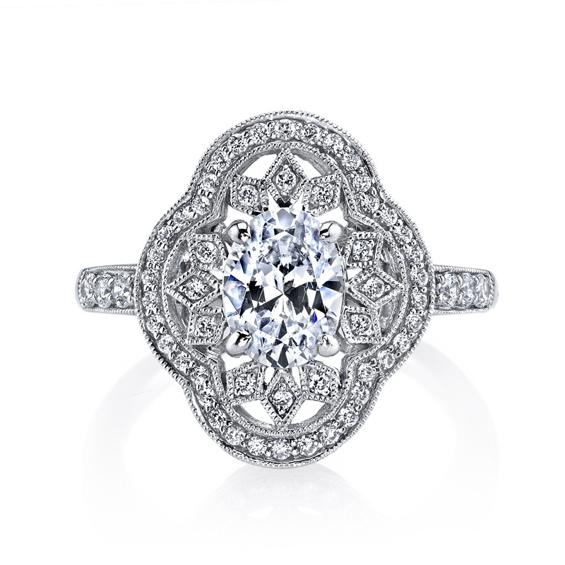 MARS Diamond Engagement Ring 0.43 ct tw