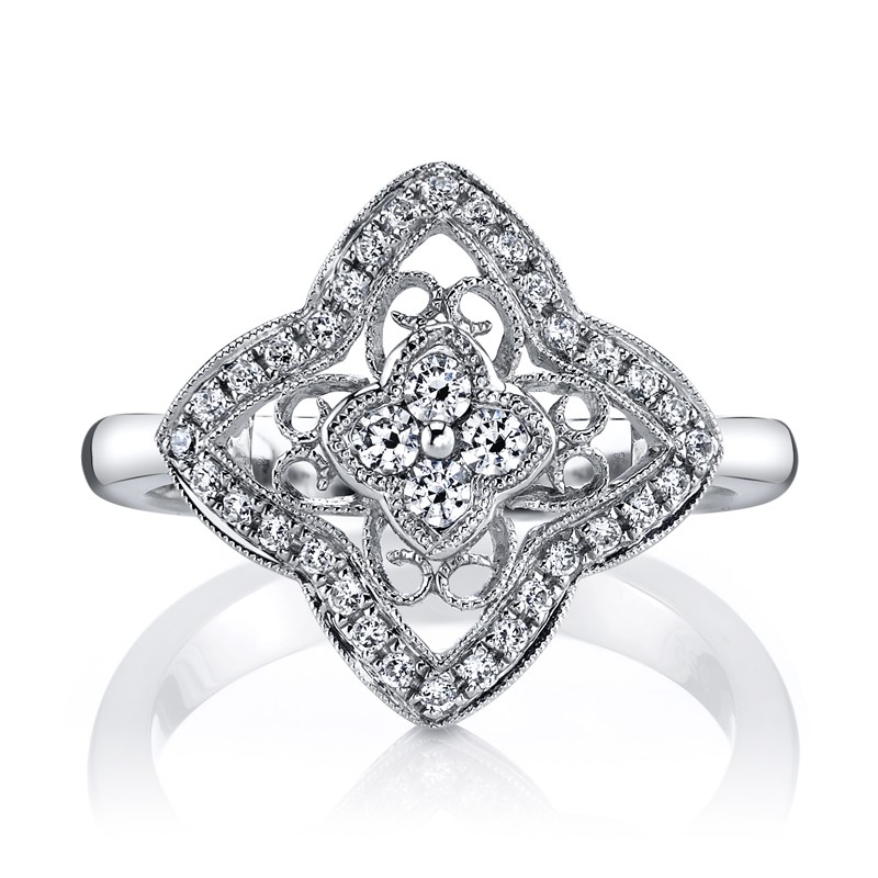 MARS Diamond Engagement Ring 0.37 ct tw