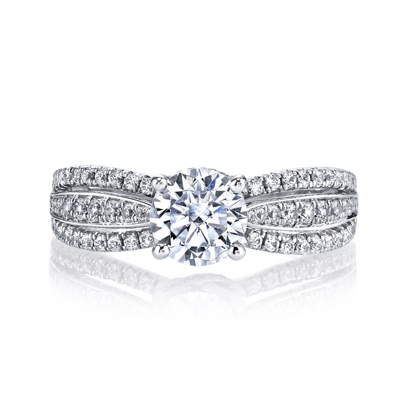 MARS Diamond Engagement Ring 0.44 Ctw.
