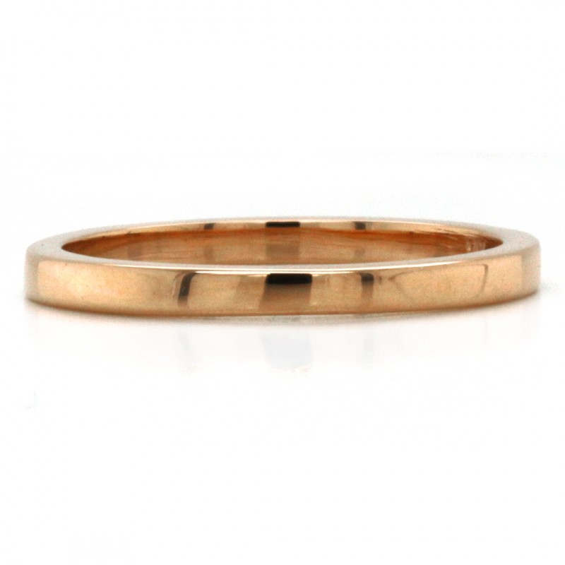 14k Rose Gold Wedding Band