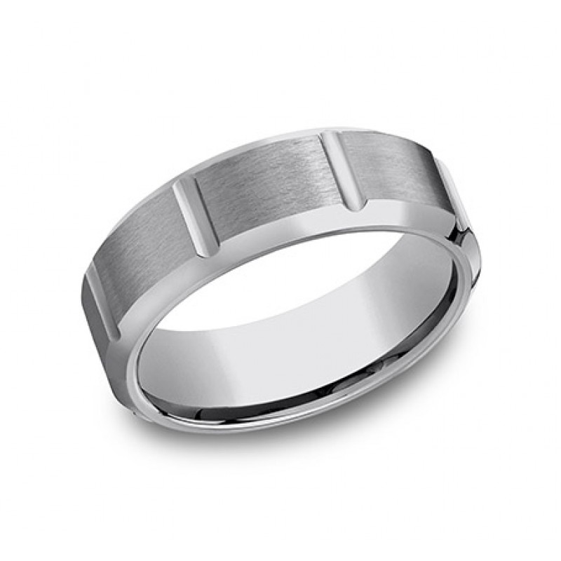 Men's 7mm Tungsten Benchmark Band