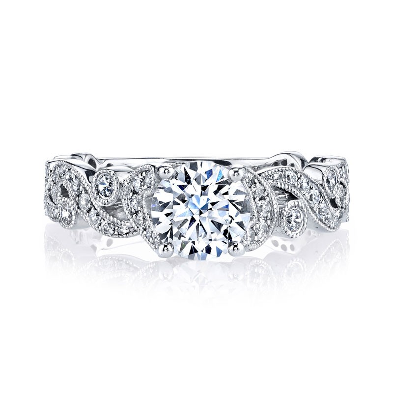 MARS Diamond Engagement Ring 0.40 Ctw.