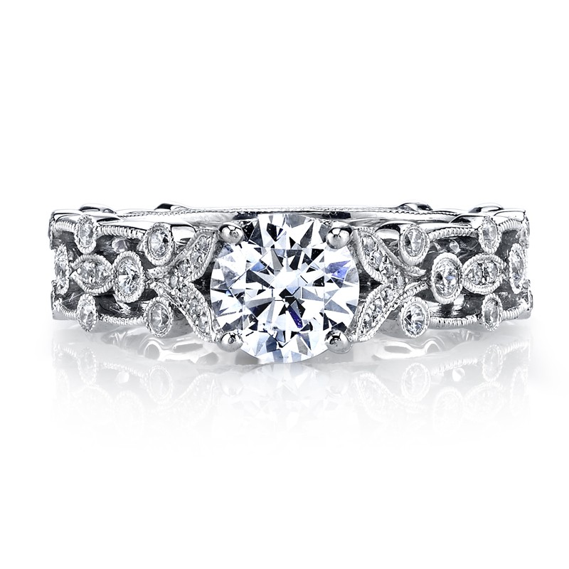 MARS Diamond Engagement Ring 0.38 Ctw.