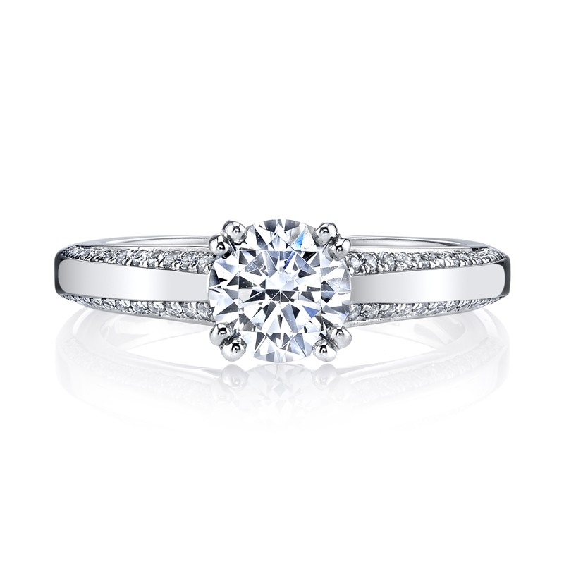 MARS Diamond Engagement Ring 0.21 Ctw.