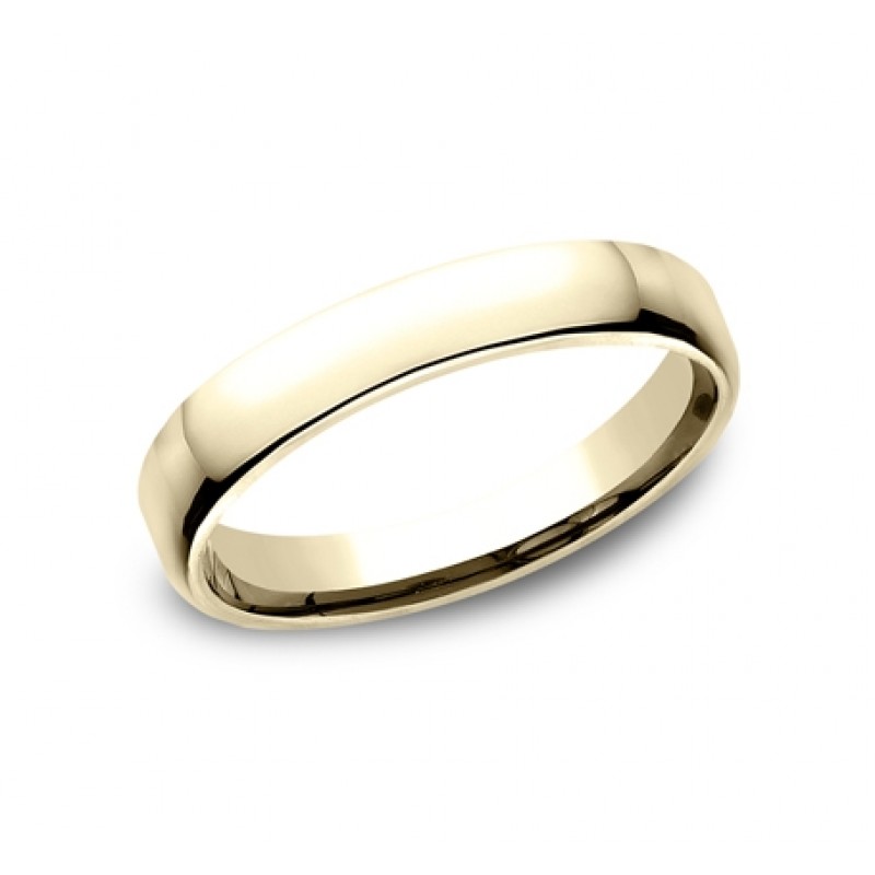 Men's 14k Yellow Gold 3.50MM Wedding Band
