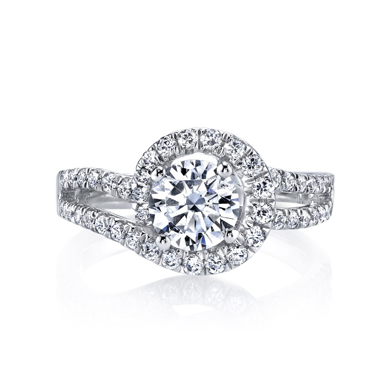 MARS Diamond Engagament Ring 0.73 Ctw.