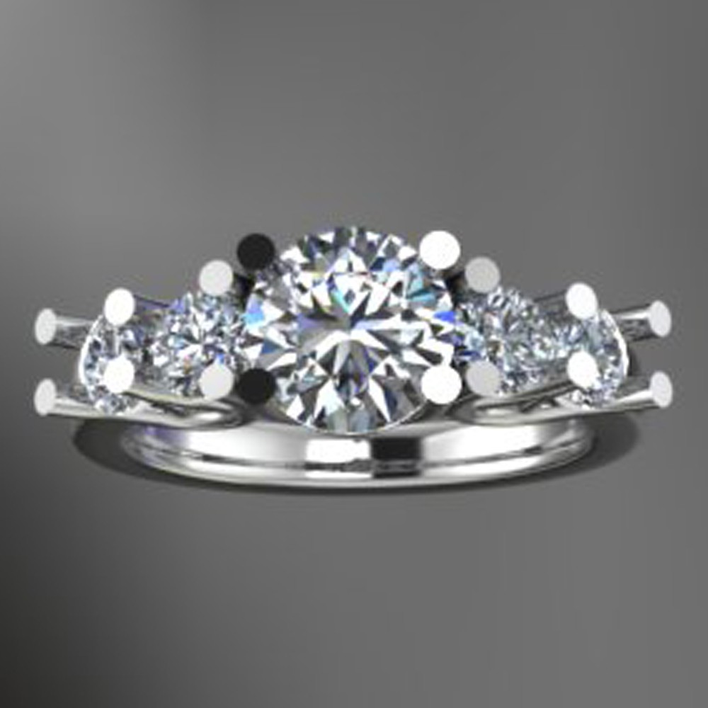 Pt950 diamond ring new arrivals