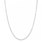 7.59ct.tw. Diamond Tennis Necklace in 14k White Gold