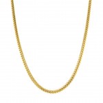 14k Yellow Gold Miami Cuban Link 3.35mm, 22" Chain Necklace