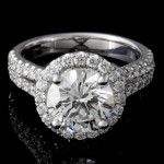 Custom 1.60 Round Brilliant Diamond Engagement Ring