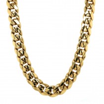 18k Yellow Gold Miami Cuban Link 10mm, 30" Necklace