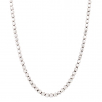 11.18ct.tw. Large Diamond Tennis Necklace