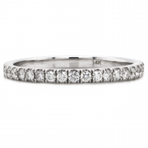 14k White Gold 0.29 Ct. Tw. Round Brilliant Cut Diamond Wedding Band