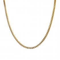 18k Yellow Gold Franco 2.5mm, 30" Chain Necklace