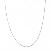 14k White Gold Rolo Chain 1.20mm, 18" Necklace