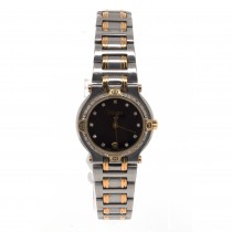 Ladies Diamond Two-Toned Stainless Steel Gucci Watch