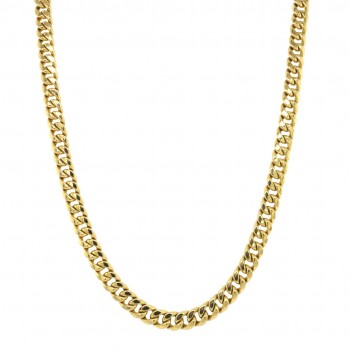 14k Yellow Gold Miami Cuban Link 5.5mm, 24" Chain Necklace