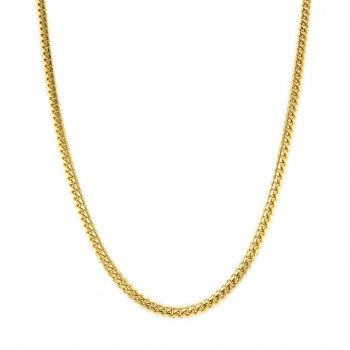 14k Yellow Gold Miami Cuban Link 3.35mm, 22" Chain Necklace