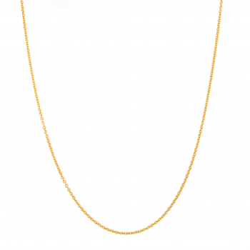 14k Yellow Gold Rolo 1.30mm, 18" Chain Necklace